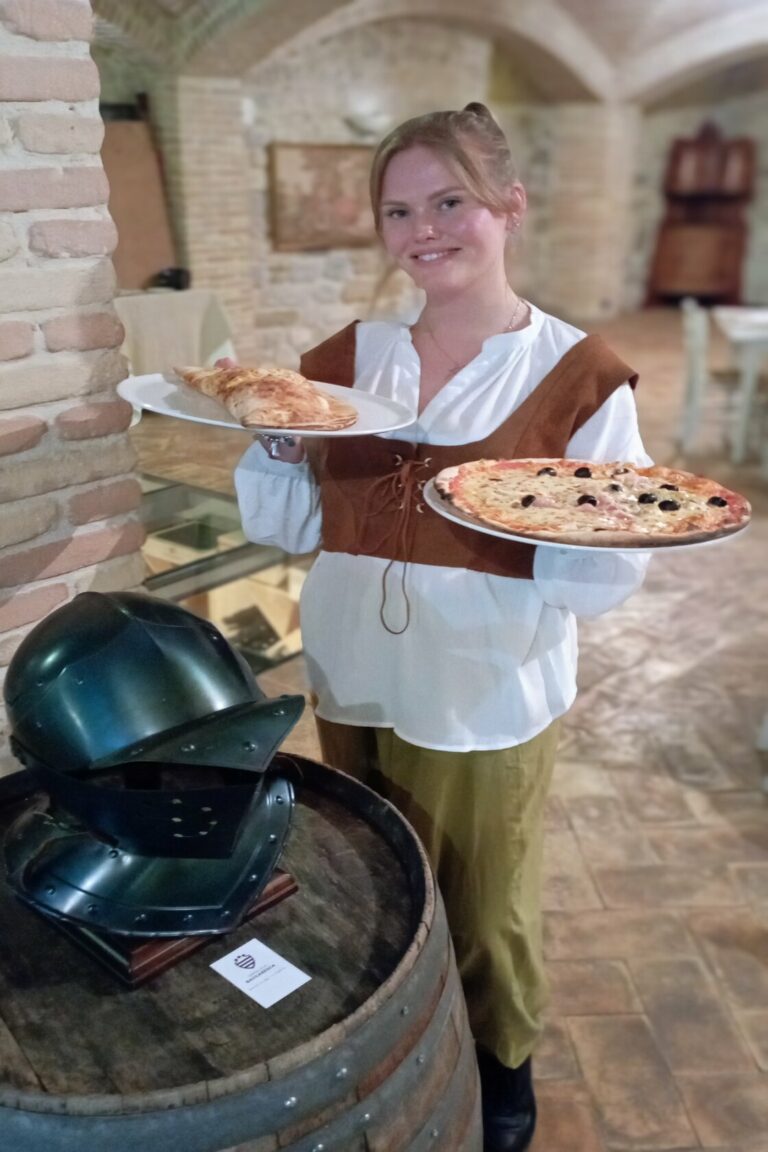 pizzeria castello baccaresca gubbio Umbria